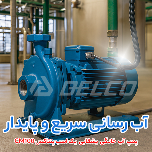 پمپ آب خانگی بشقابی یک اسب پنتاکس CM100